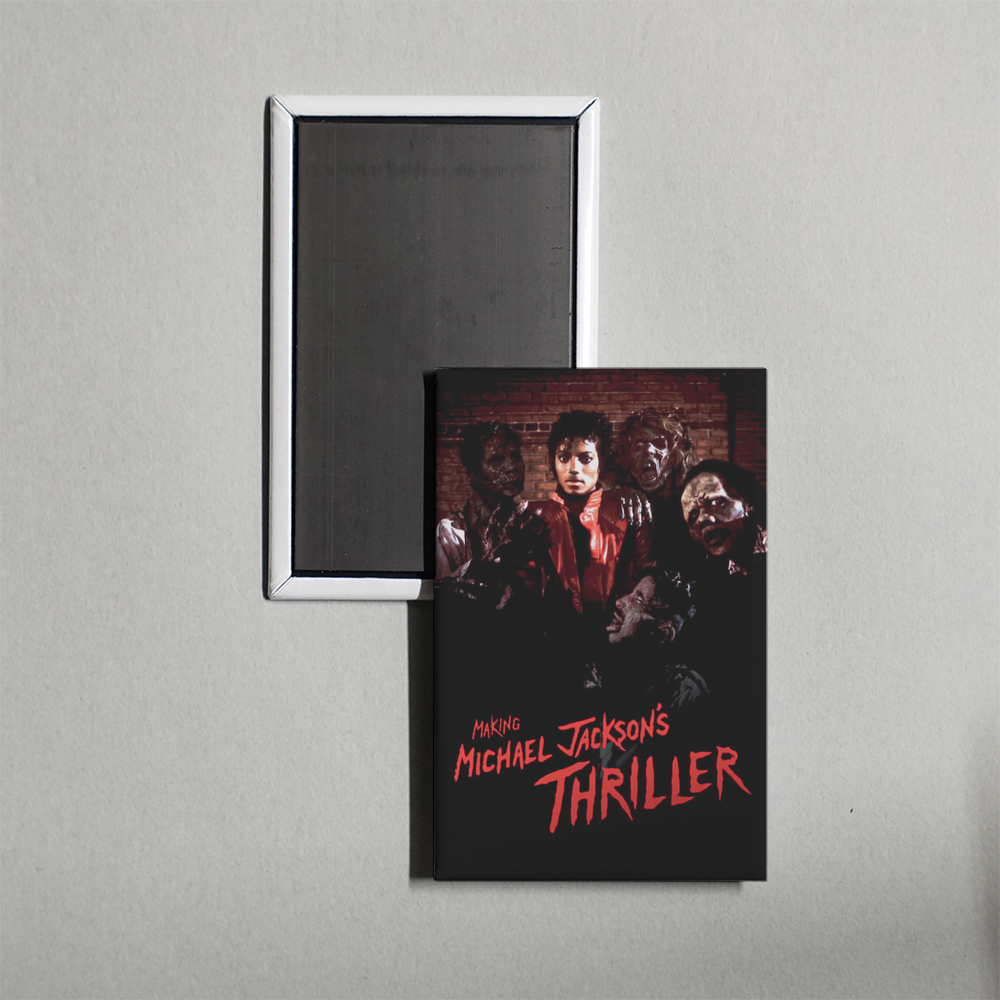 Making Michael Jackson's Thriller Mini Movie Fridge Magnet