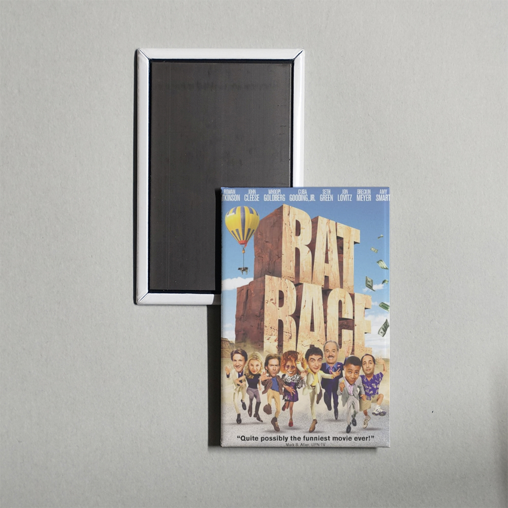 Making Rat Race Mini Movie Fridge Magnet