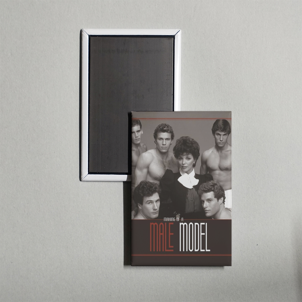 Making of a Male Model Mini Movie Fridge Magnet