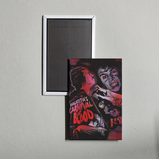 Malatestaâ€™s Carnival of Blood Mini Movie Fridge Magnet