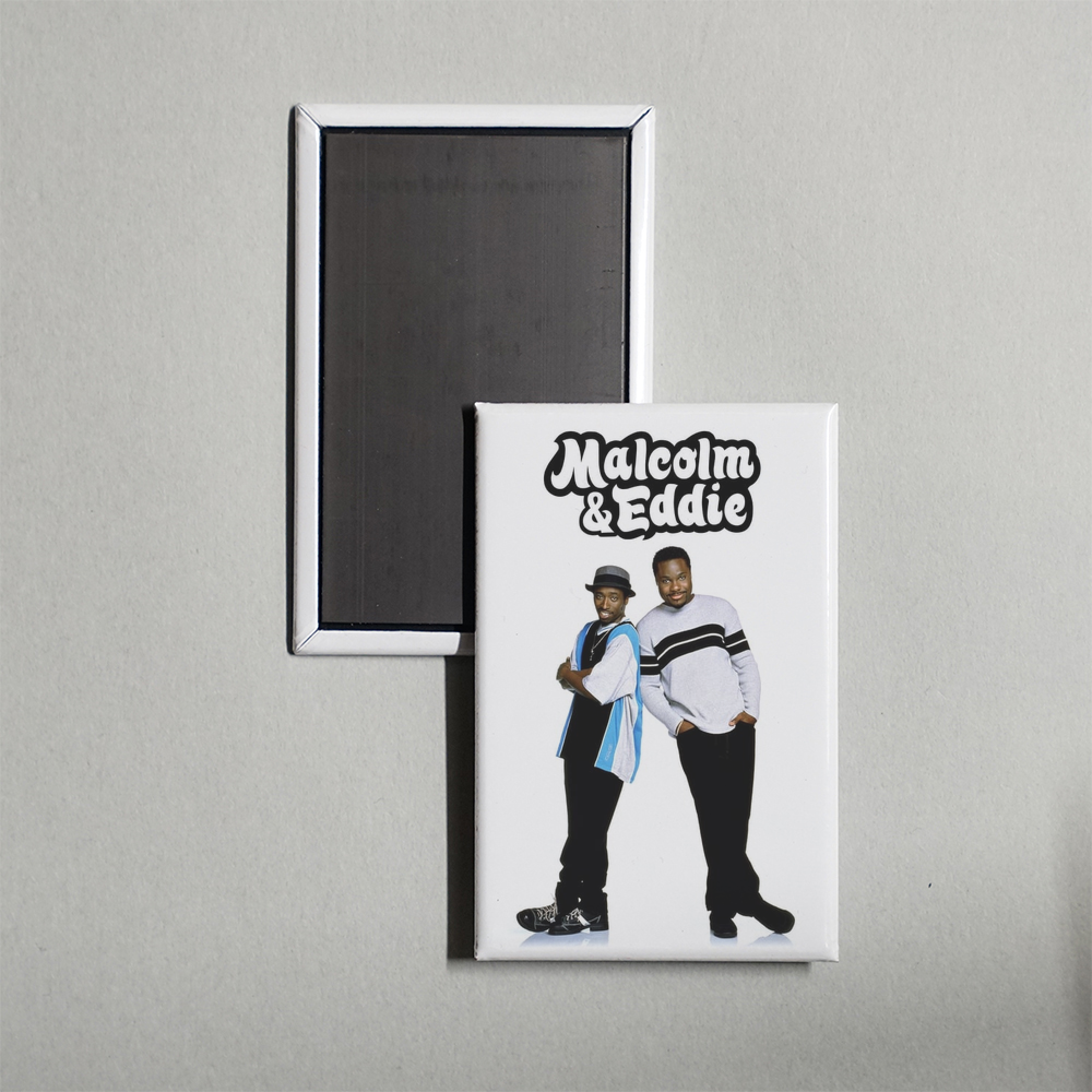 Malcolm & Eddie TV Show Fridge Magnet