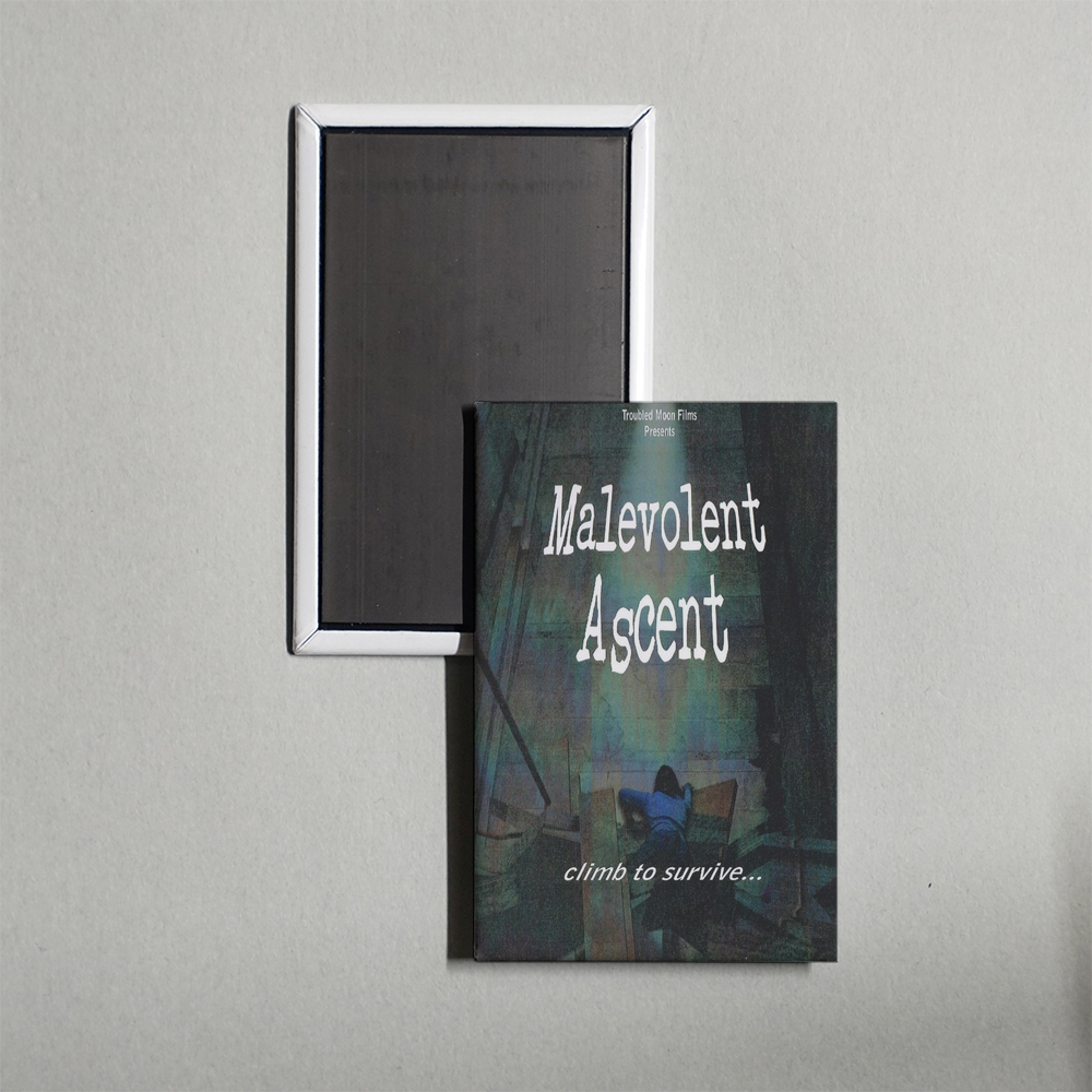 Malevolent Ascent Mini Movie Fridge Magnet