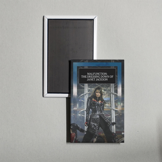 Malfunction The Dressing Down of Janet Jackson Mini Movie Fridge Magnet