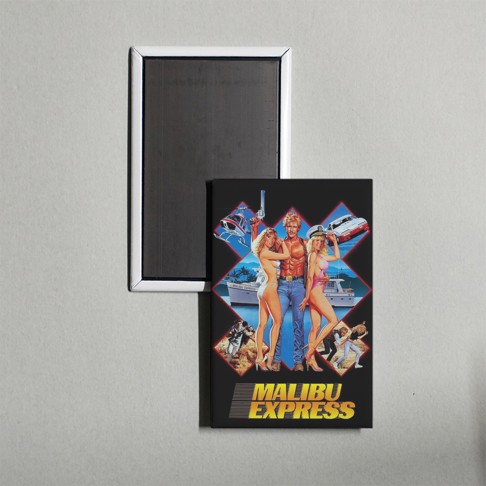 Malibu Express Mini Movie Fridge Magnet