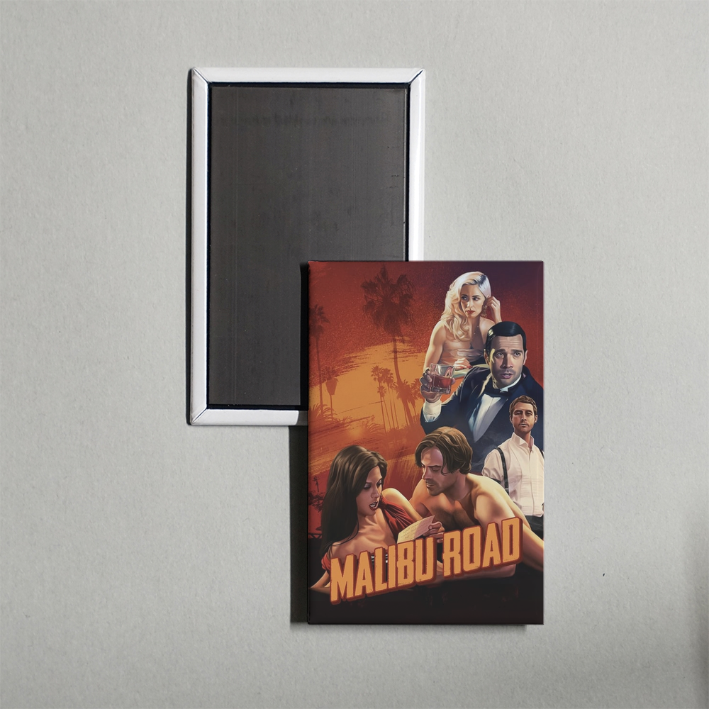 Malibu Road Mini Movie Fridge Magnet
