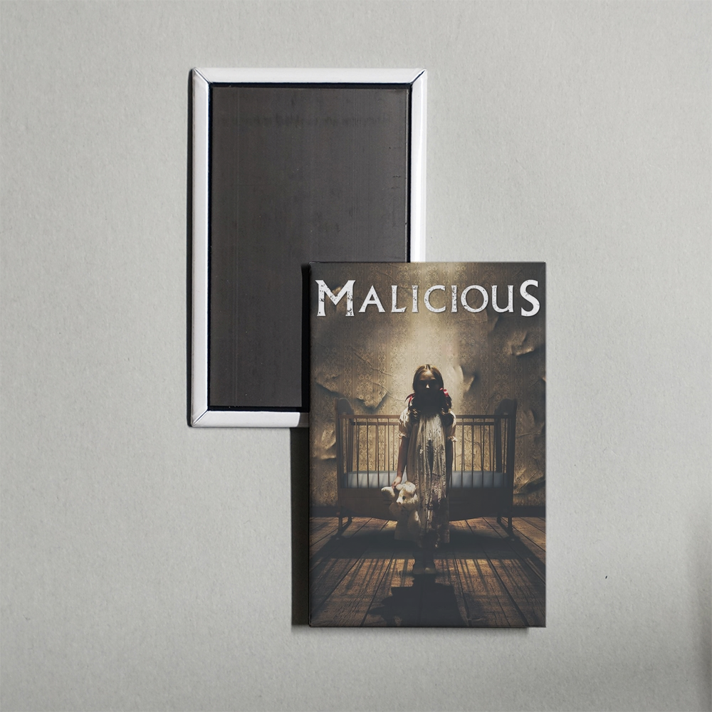 Malicious Mini Movie Fridge Magnet