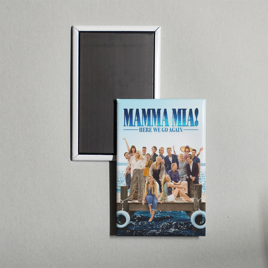 Mamma Mia! Here We Go Again Mini Movie Fridge Magnet