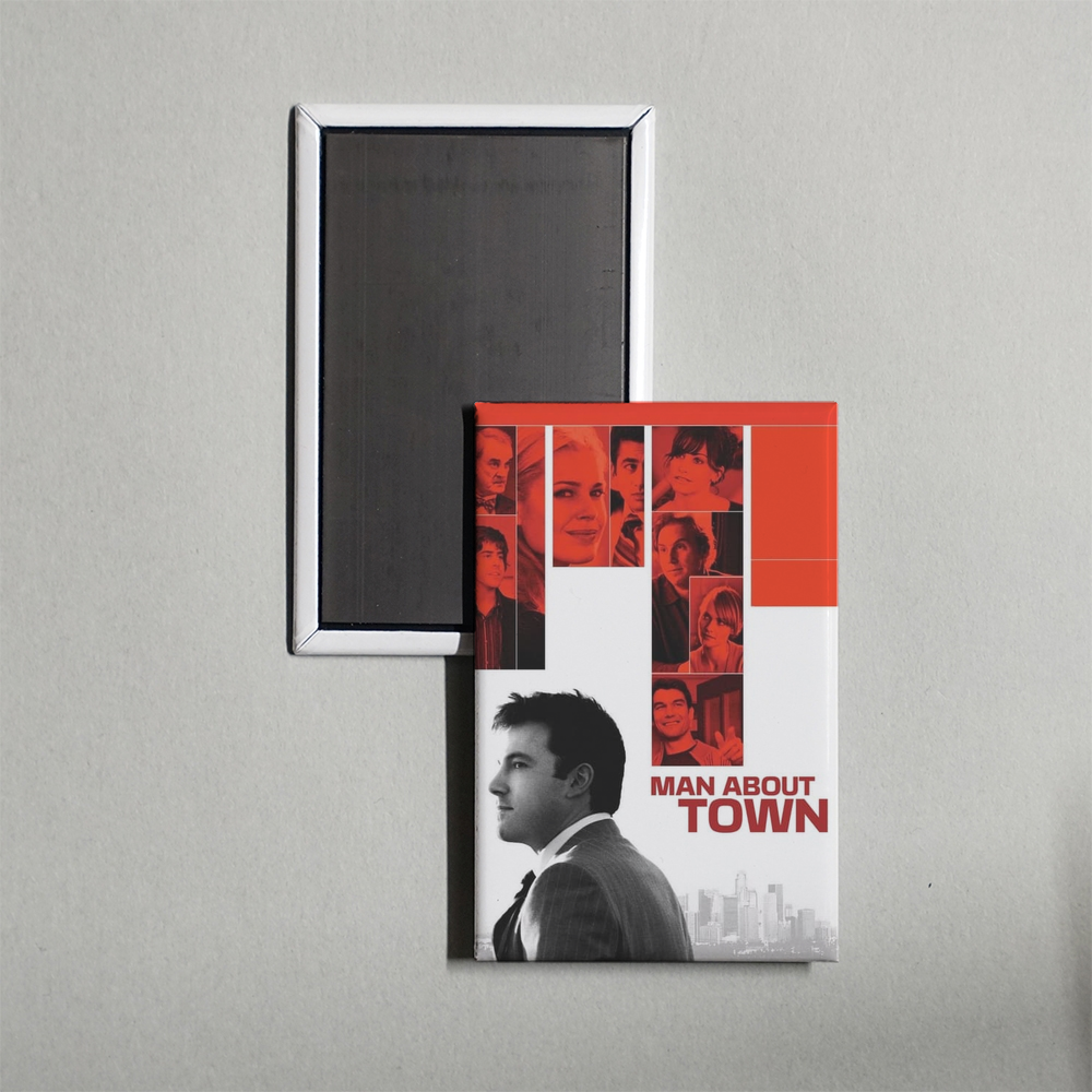 Man About Town Mini Movie Fridge Magnet