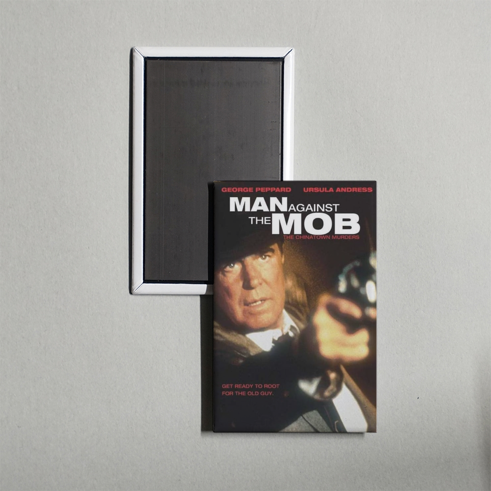 Man Against the Mob Mini Movie Fridge Magnet