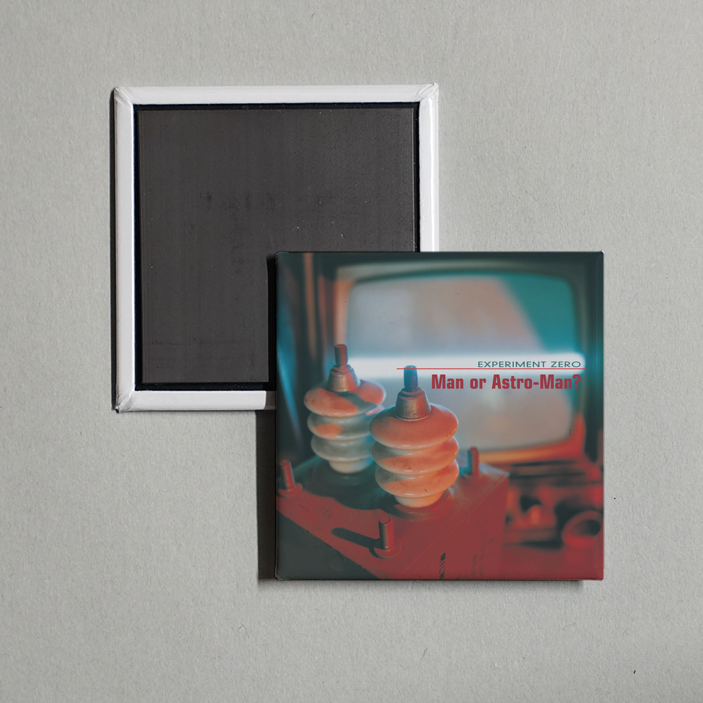 Man Or Astro-Man - Experiment Zero Album Cover Fridge Magnet
