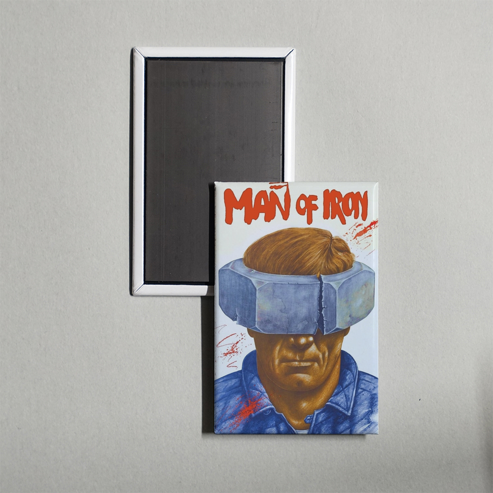 Man of Iron Mini Movie Fridge Magnet