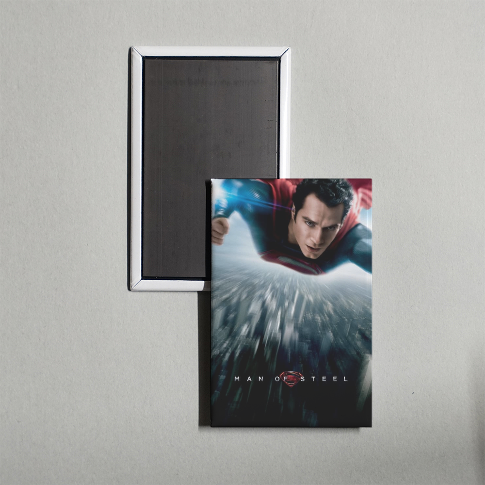 Man of Steel Mini Movie Fridge Magnet
