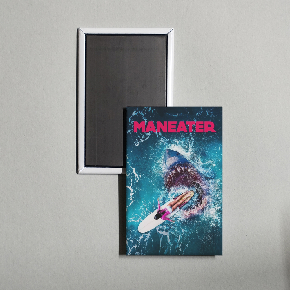 Maneater Mini Movie Fridge Magnet