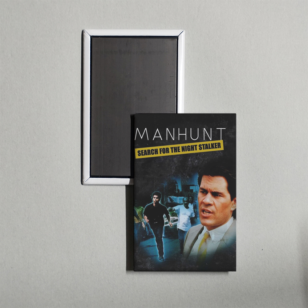 Manhunt Search for the Night Stalker Mini Movie Fridge Magnet