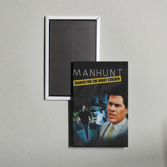 Manhunt Search for the Night Stalker Mini Movie Fridge Magnet