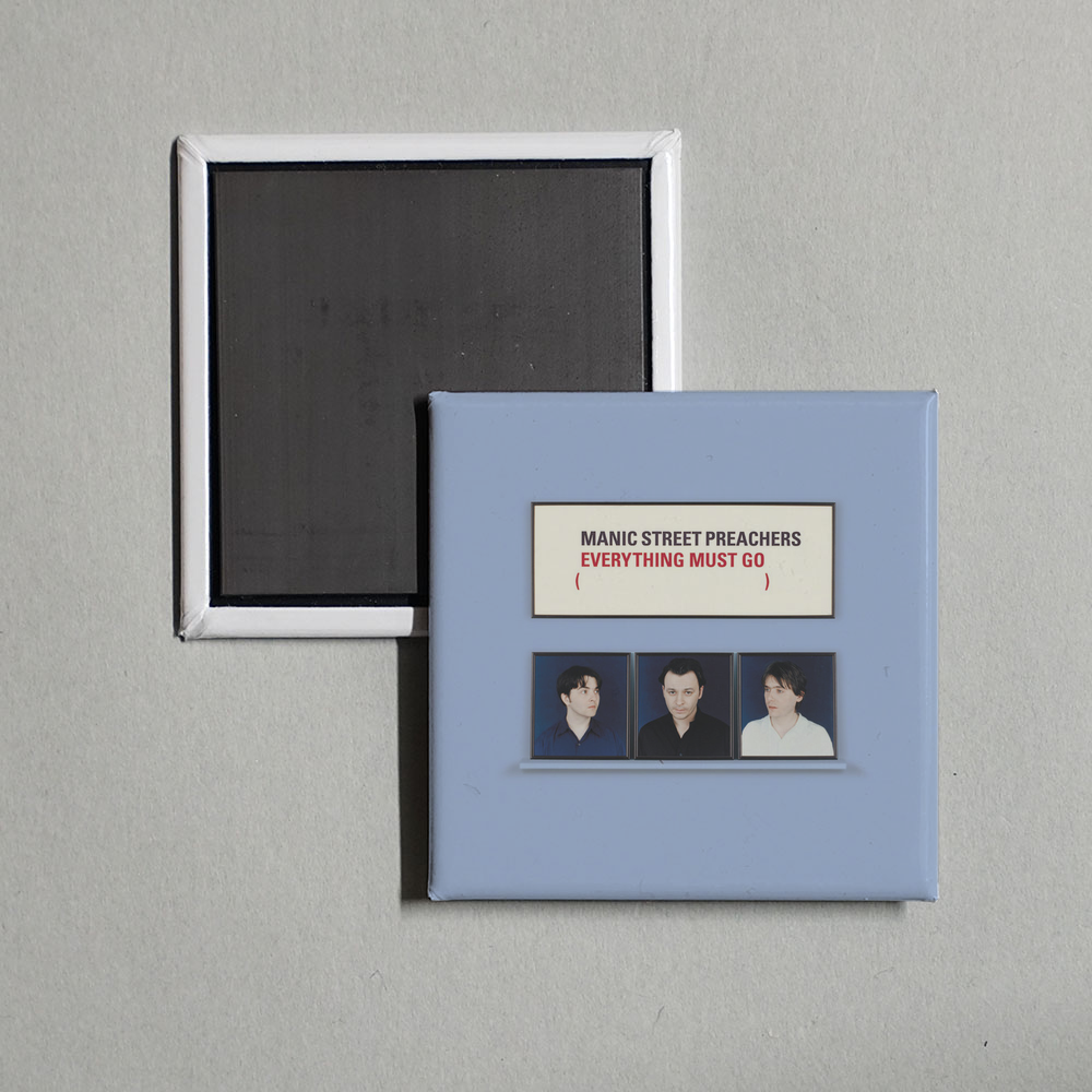 Manic Street Preachers - Everything Must Go 10th Anniversary Edition Album Cover Fridge Magnet