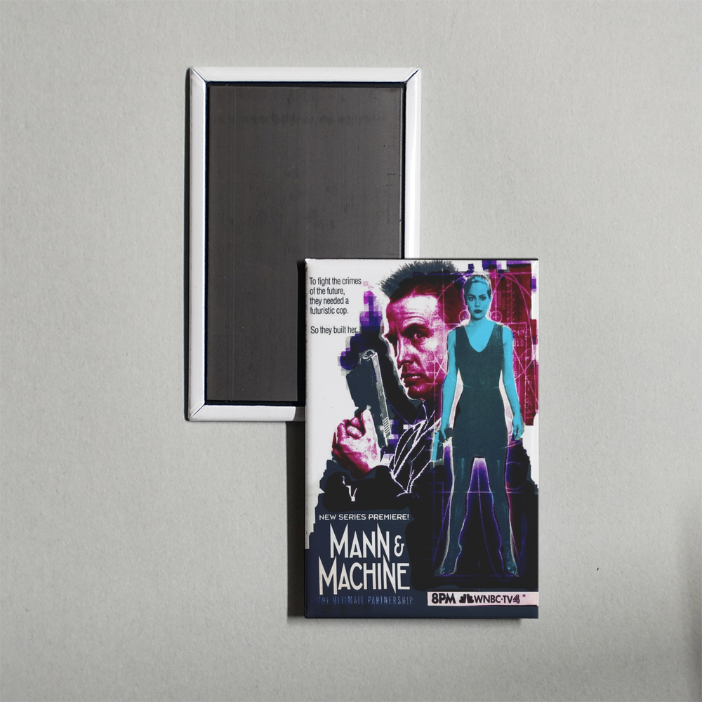 Mann & Machine TV Show Fridge Magnet