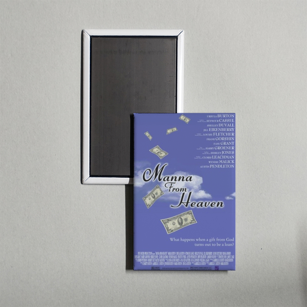 Manna from Heaven Mini Movie Fridge Magnet
