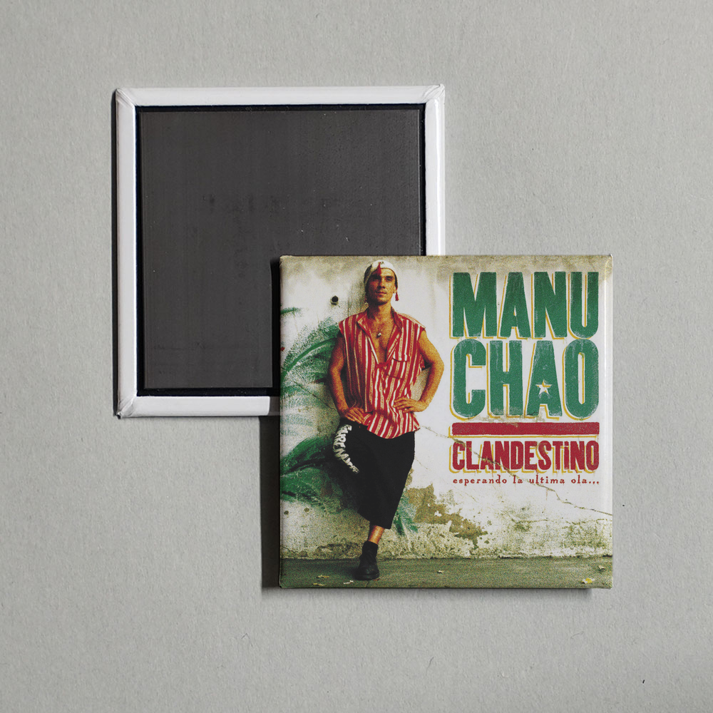 Manu Chao - Clandestino Album Cover Fridge Magnet