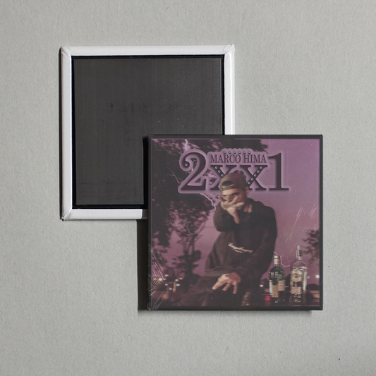 Marco Hima - 2xx1 Album Cover Fridge Magnet