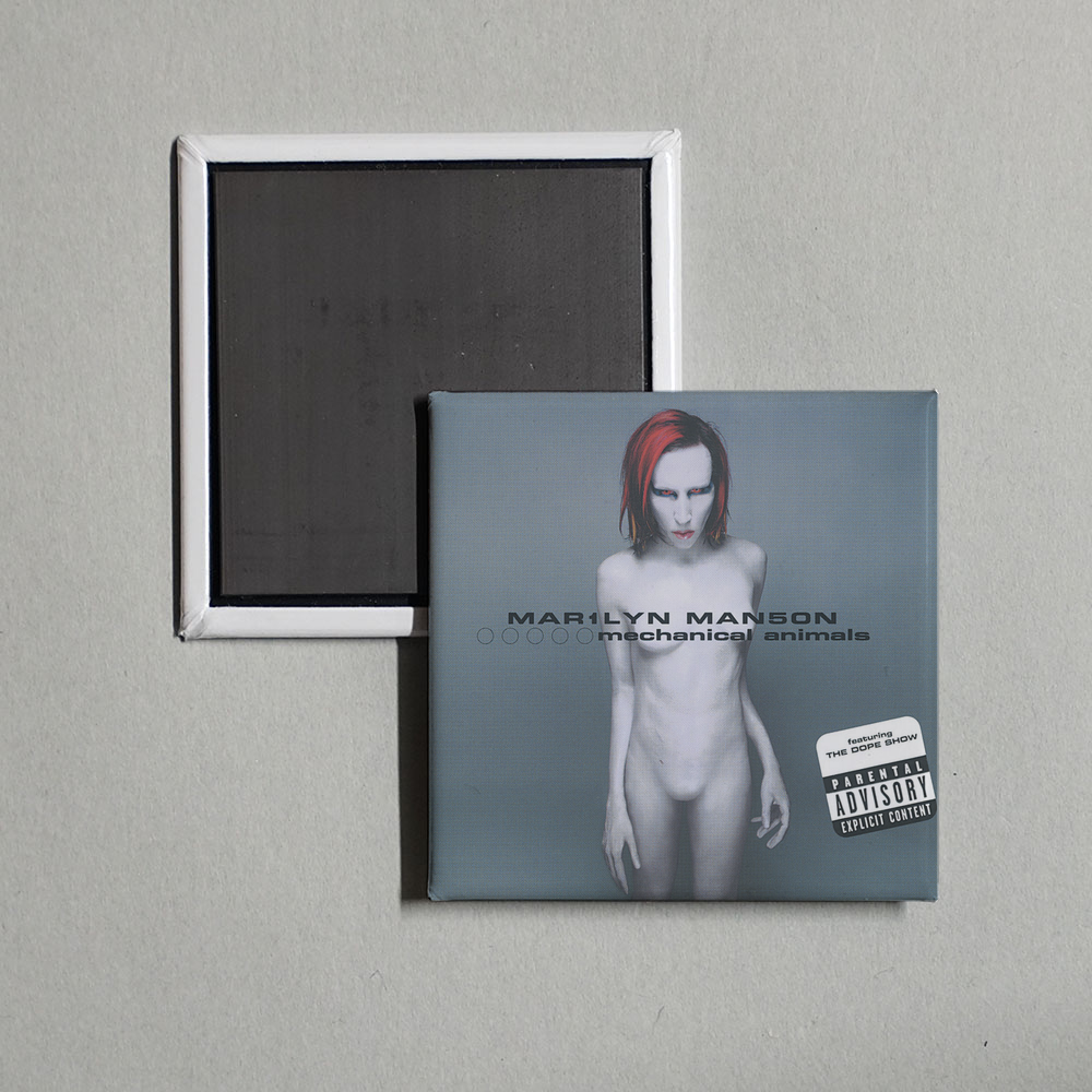 Marilyn Manson - Mechanical Animals Album Cover Fridge Magnet