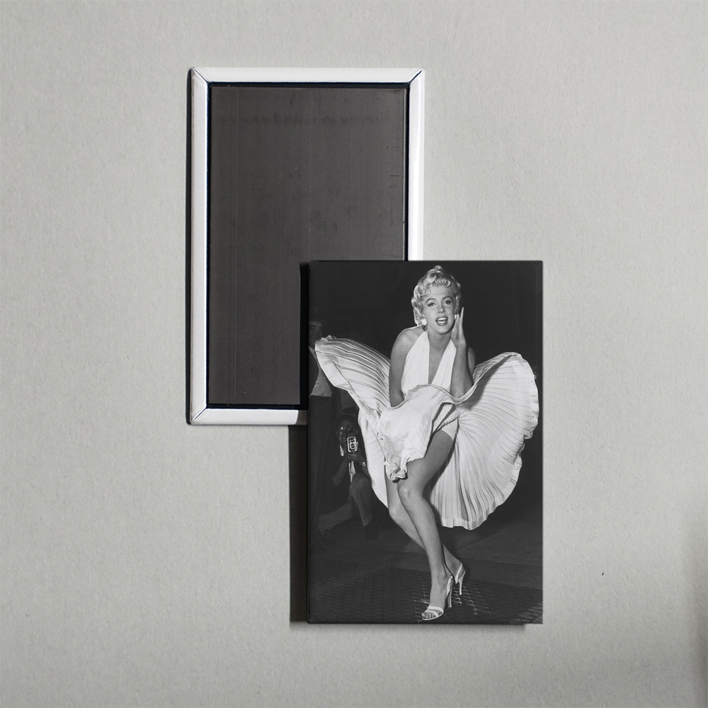 Marilyn Monroe Flowy Dress Fridge Magnet