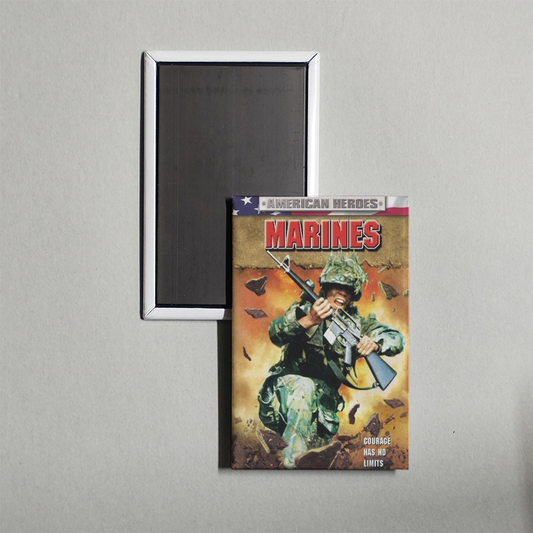Marines Mini Movie Fridge Magnet