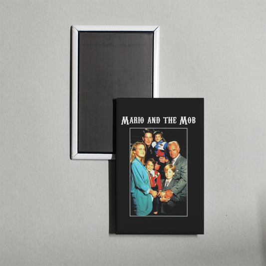 Mario and the Mob Mini Movie Fridge Magnet