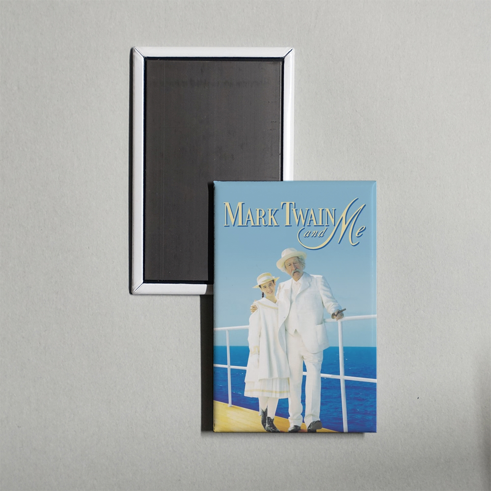 Mark Twain and Me Mini Movie Fridge Magnet