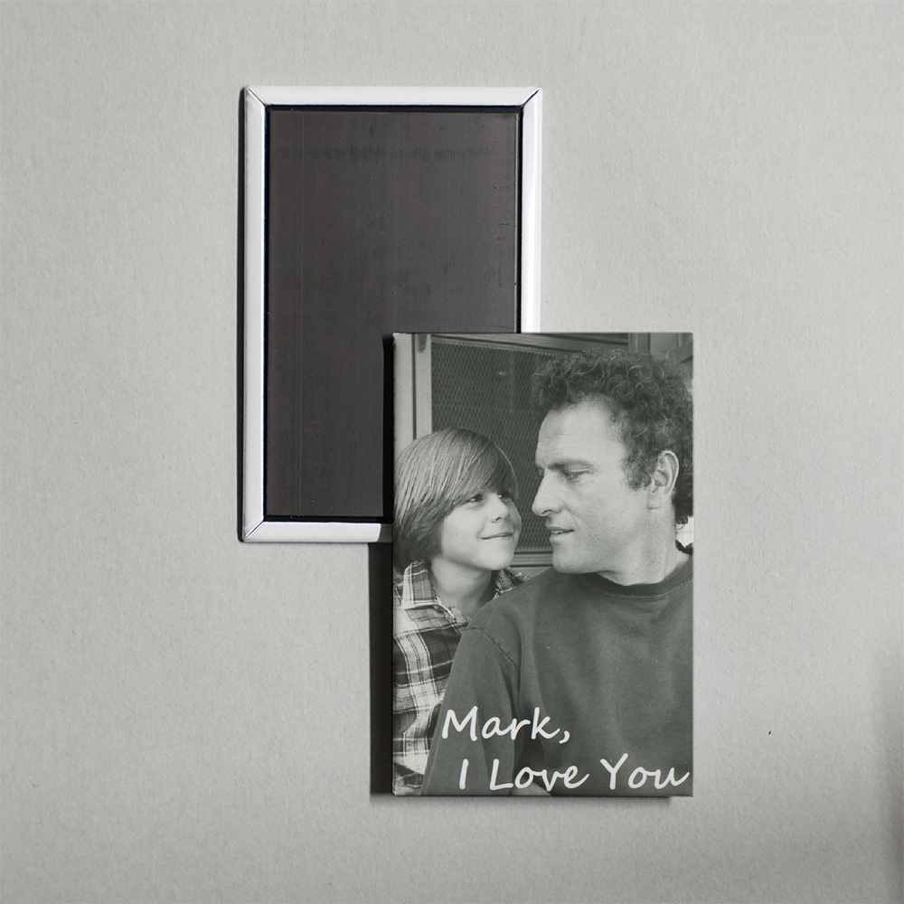Mark, I Love You Mini Movie Fridge Magnet