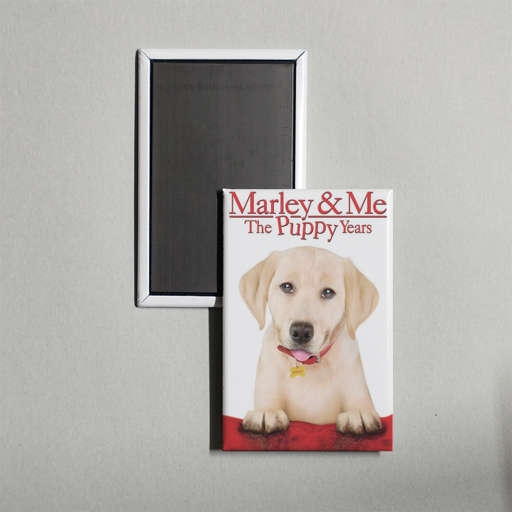 Marley & Me The Puppy Years Mini Movie Fridge Magnet