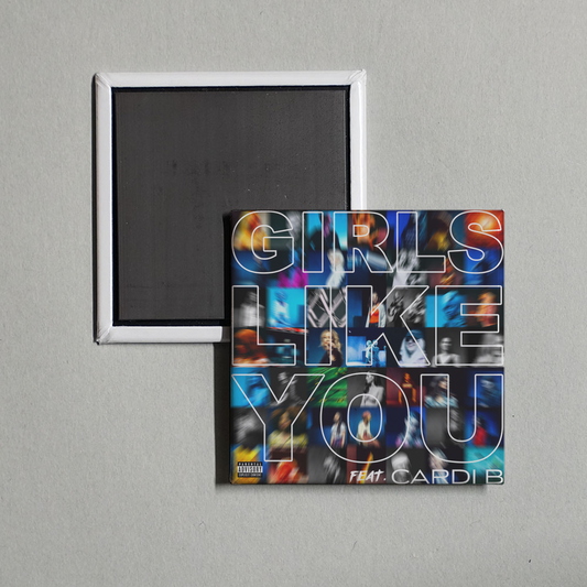 Maroon 5 - Girls Like You (feat. Cardi B) Album Cover Fridge Magnet