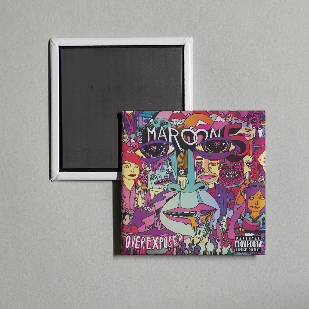 Maroon 5 - Overexposed (Deluxe) Album Cover Fridge Magnet