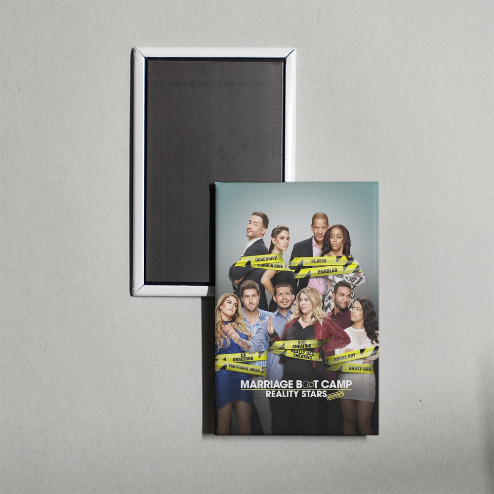 Marriage Boot Camp Reality Stars TV Show Fridge Magnet