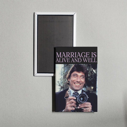 Marriage Is Alive and Well Mini Movie Fridge Magnet