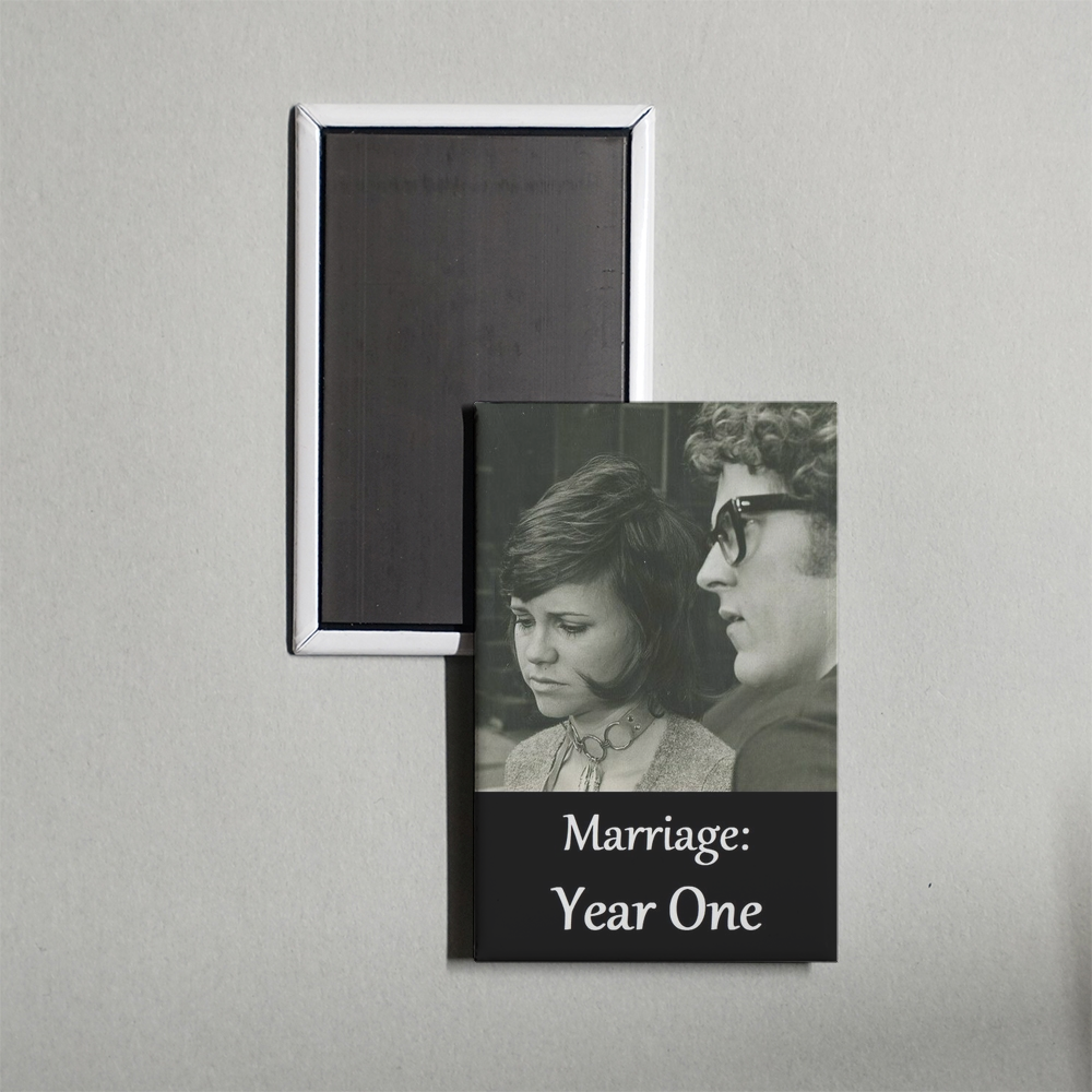 Marriage Year One Mini Movie Fridge Magnet
