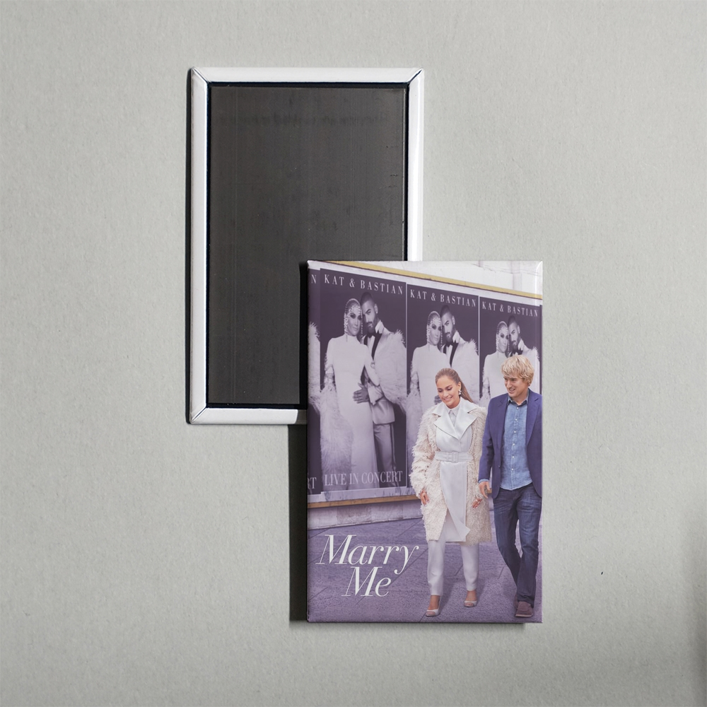 Marry Me Mini Movie Fridge Magnet