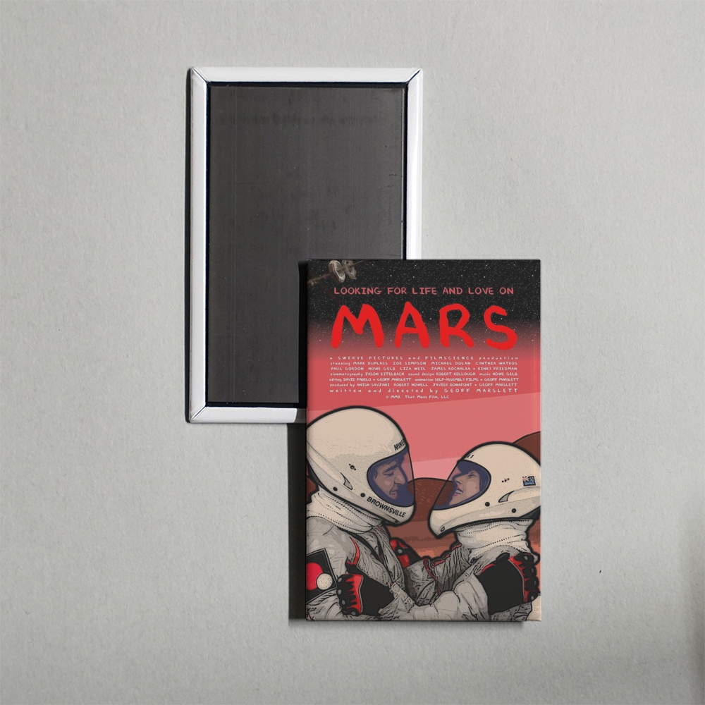 Mars Mini Movie Fridge Magnet