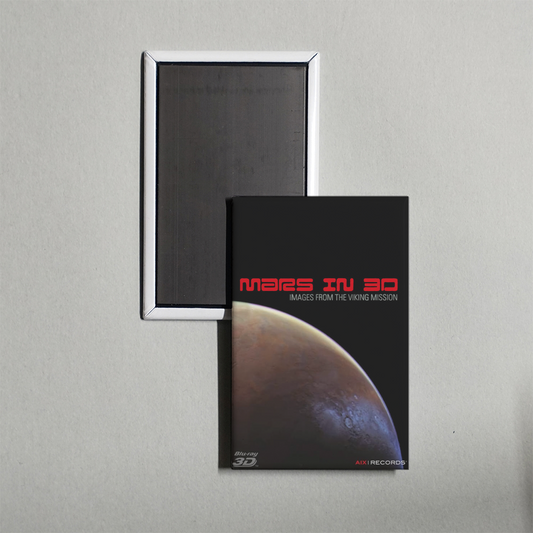 Mars in 3D Mini Movie Fridge Magnet