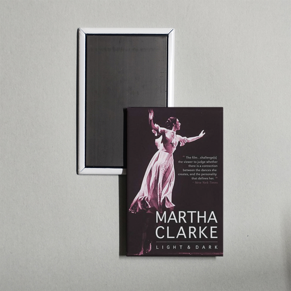Martha Clarke Light & Dark A Dancerâ€™s Journal Mini Movie Fridge Magnet