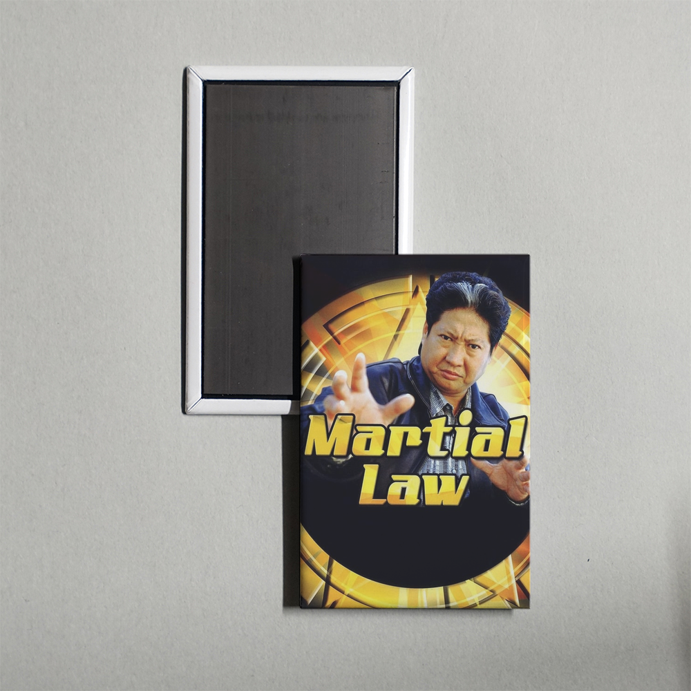 Martial Law TV Show Fridge Magnet