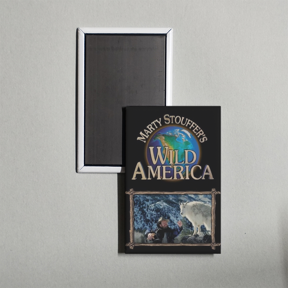 Marty Stouffer's Wild America TV Show Fridge Magnet