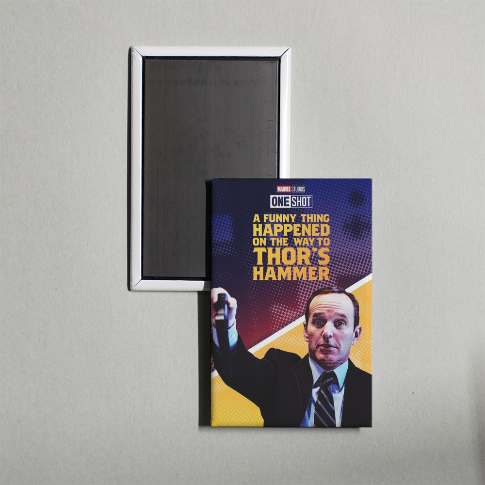Marvel One-Shot A Funny Thing Happened on the Way to Thor's Hammer Mini Movie Fridge Magnet