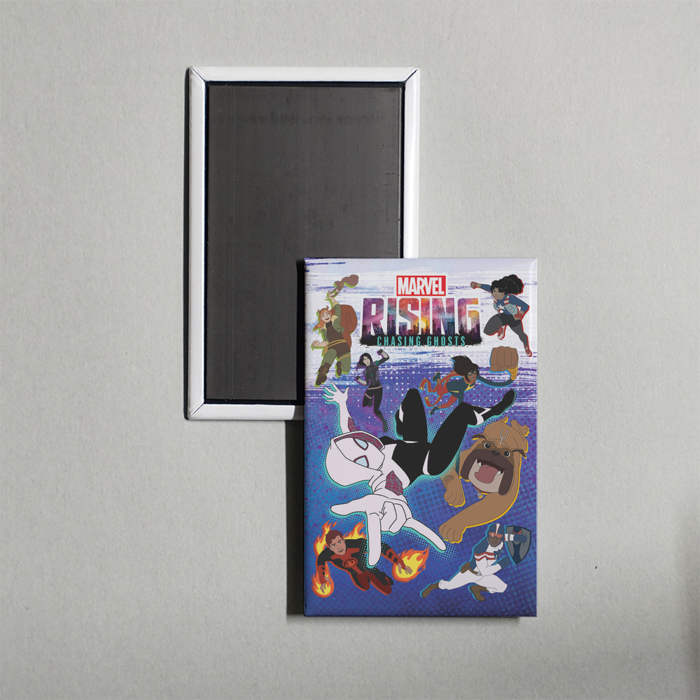 Marvel Rising Chasing Ghosts Mini Movie Fridge Magnet