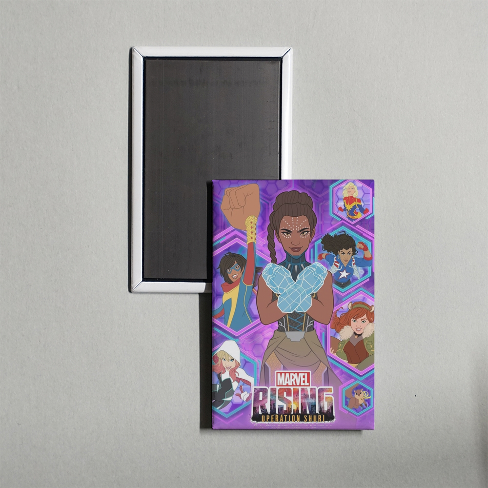Marvel Rising Operation Shuri Mini Movie Fridge Magnet