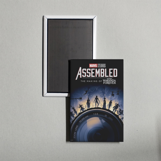 Marvel Studios Assembled The Making of Black Panther Wakanda Forever Mini Movie Fridge Magnet