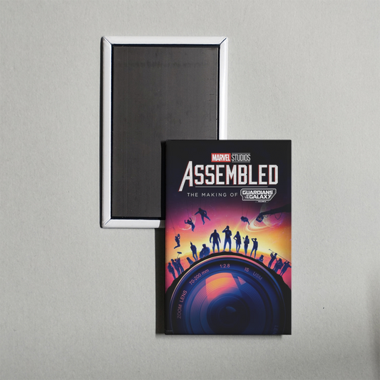Marvel Studios Assembled The Making of the Guardians of the Galaxy Vol. 3 Mini Movie Fridge Magnet