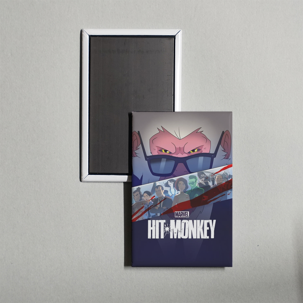 Marvel's Hitonkey TV Show Fridge Magnet