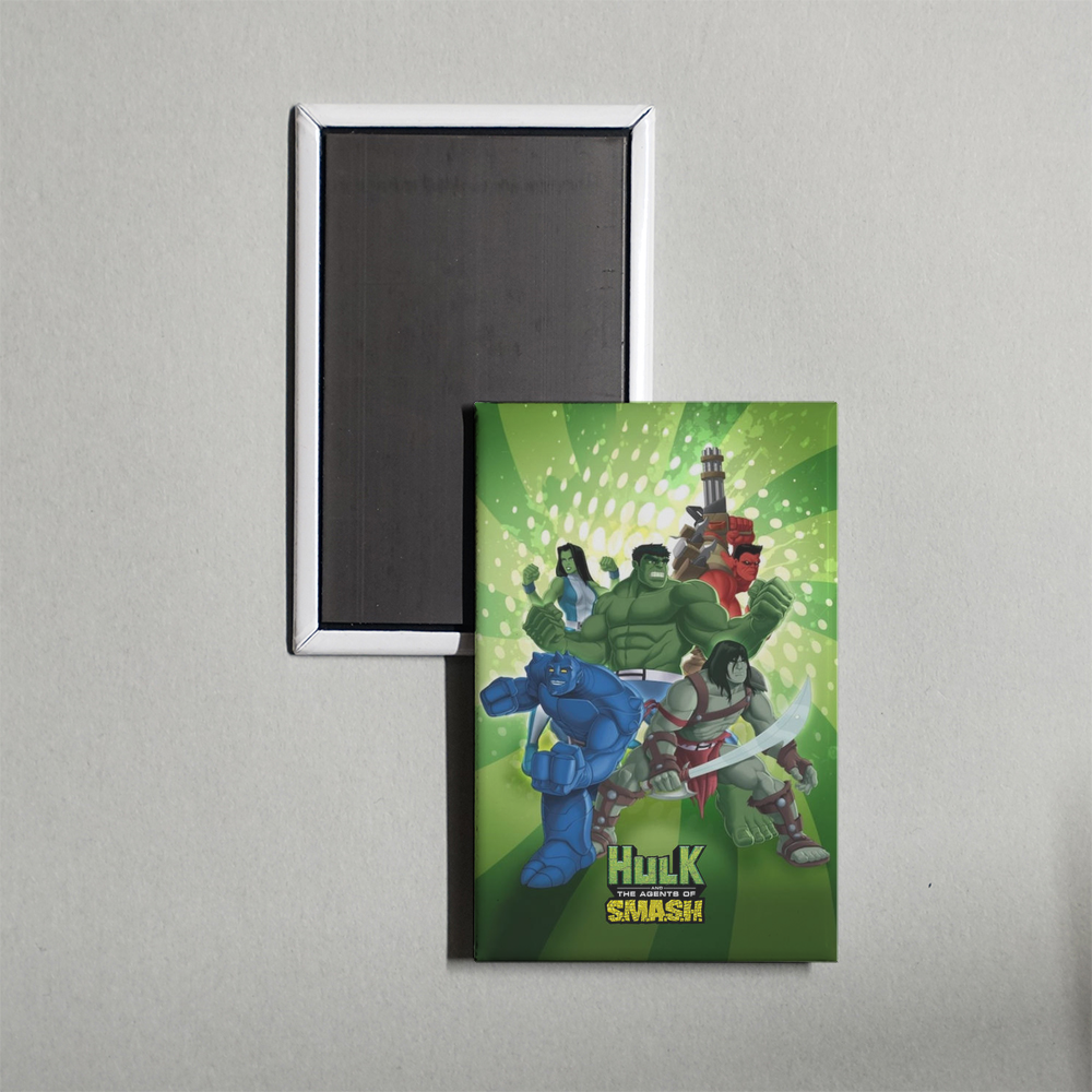 Marvel's Hulk and the Agents of S.M.A.S.H. TV Show Fridge Magnet