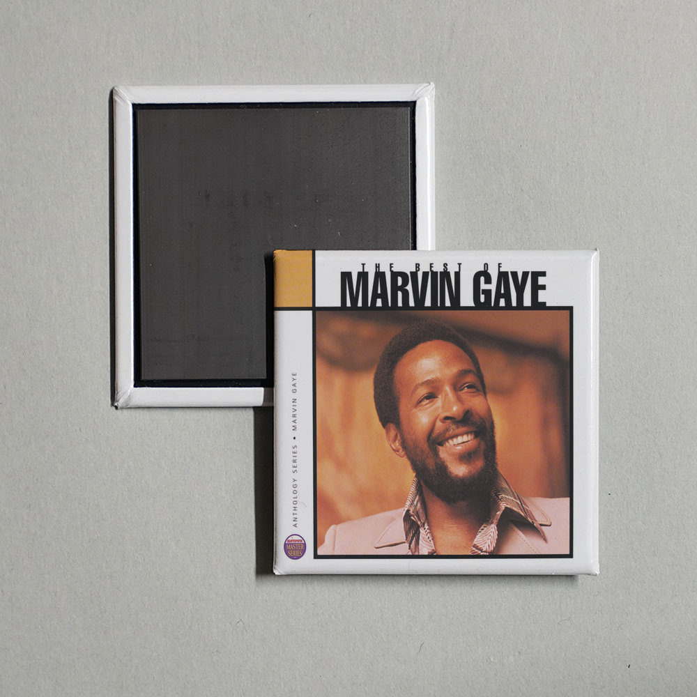 Marvin Gaye - Anthology The Best Of Marvin Gaye Album Cover Fridge Magnet